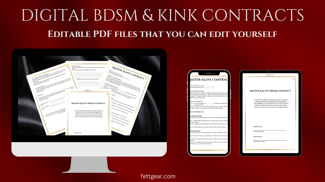Exploring The World Of Bdsm Contracts Understanding The Ins And Outs